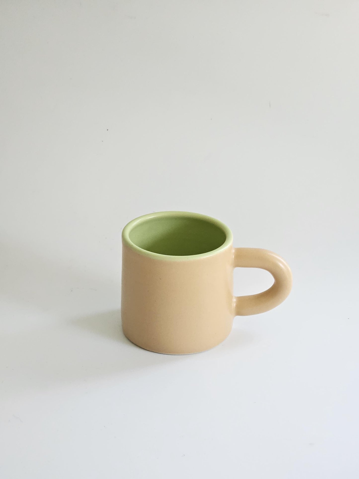 Inside Out Mug, Two-Toned (Ready to Ship) • Handmade Colorful Ceramic • Color Block Coffee Mug • Pottery