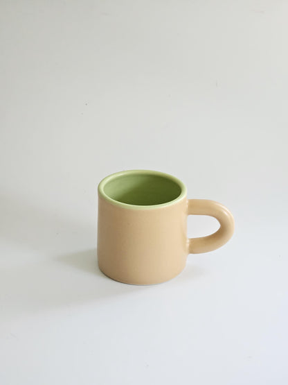 Inside Out Mug, Two-Toned (Ready to Ship) • Handmade Colorful Ceramic • Color Block Coffee Mug • Pottery