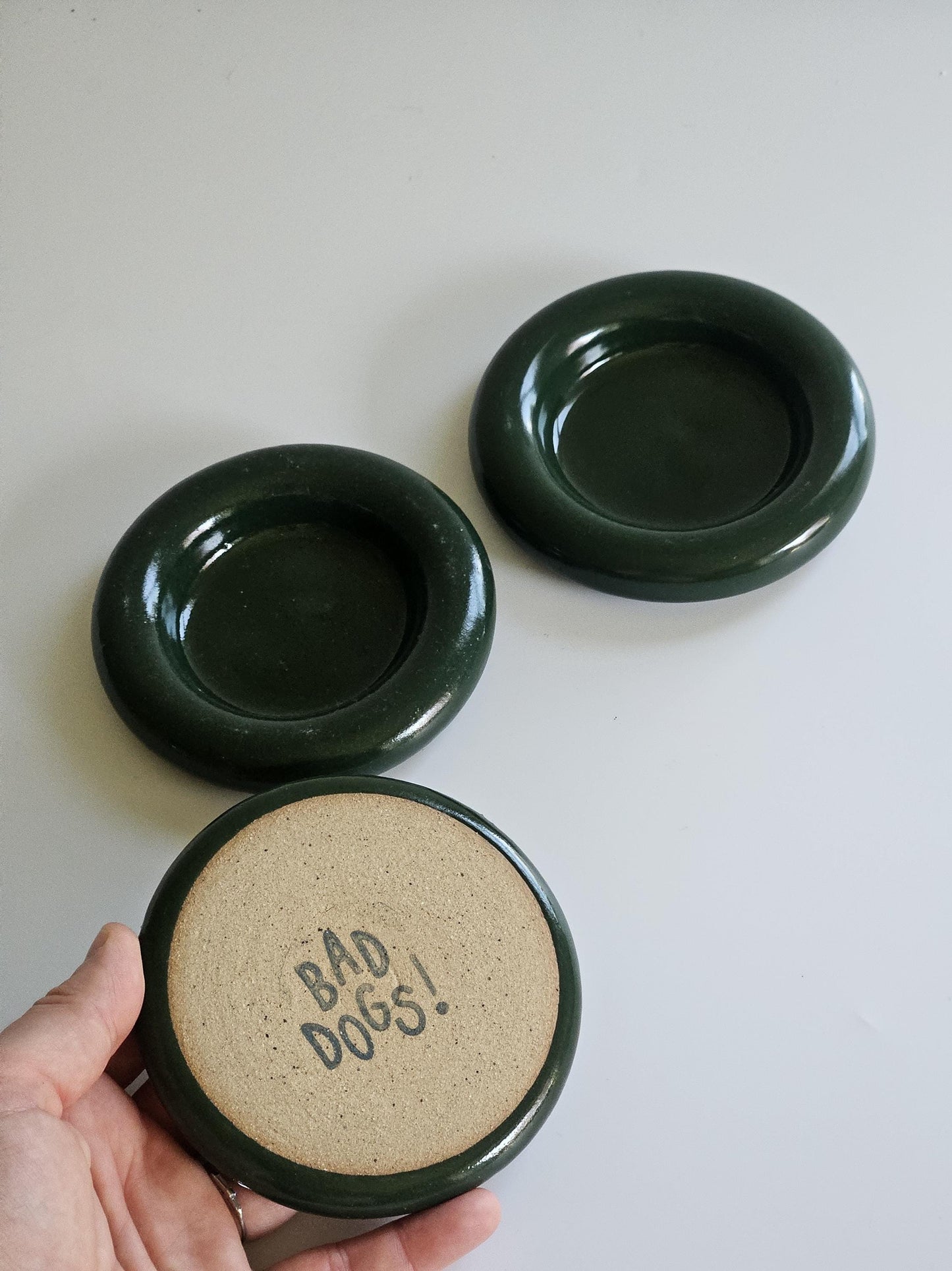 Handmade Ceramic Donut Dish: Colorful Bubble Plate - Ring Holder