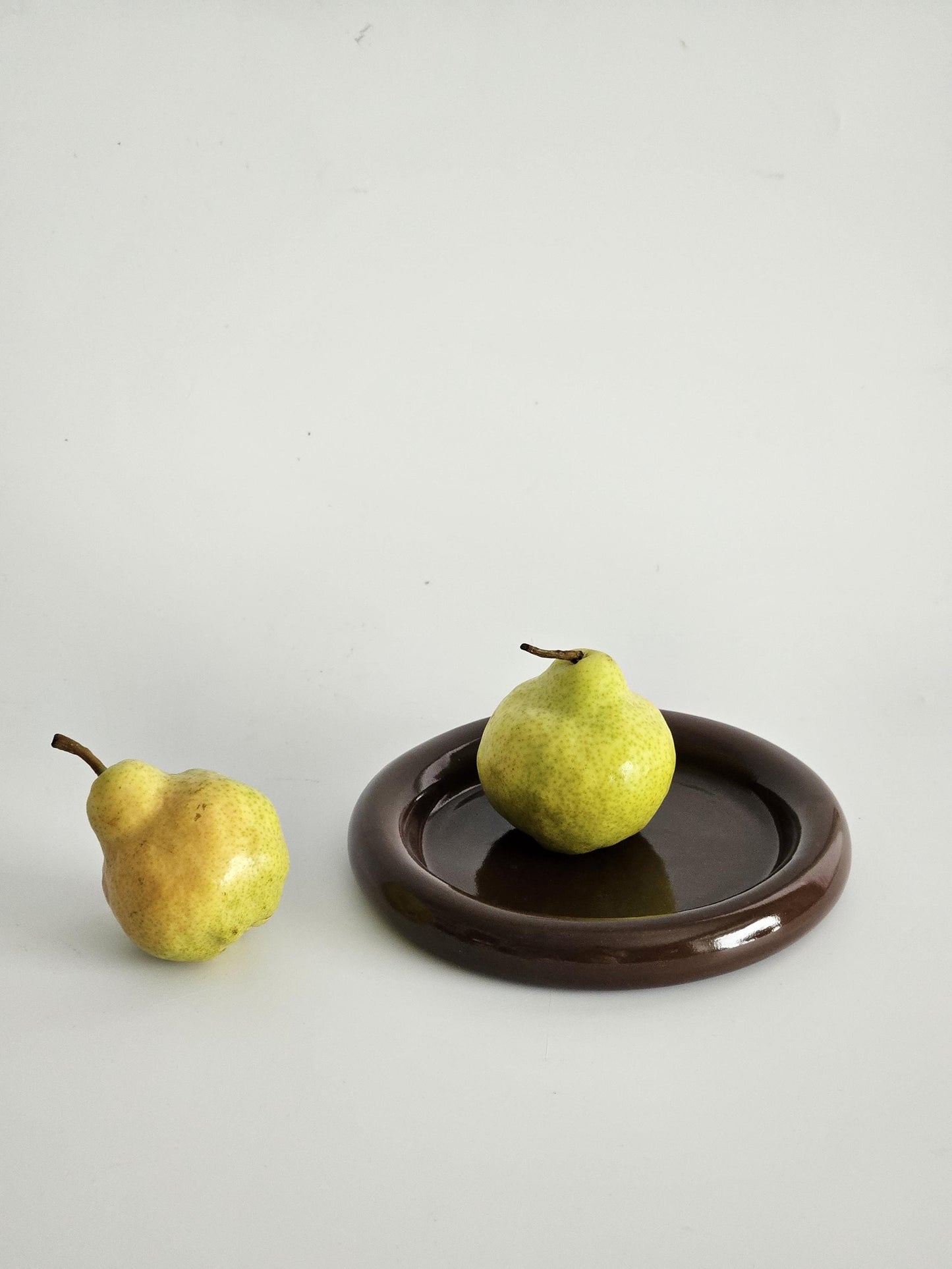 Handmade Ceramic Donut Dish: Colorful Bubble Plate - Ring Holder