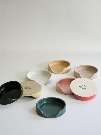 Handmade Ceramic Spoon Rest • Wheel Thrown Pottery, Minimal Kitchen Decor