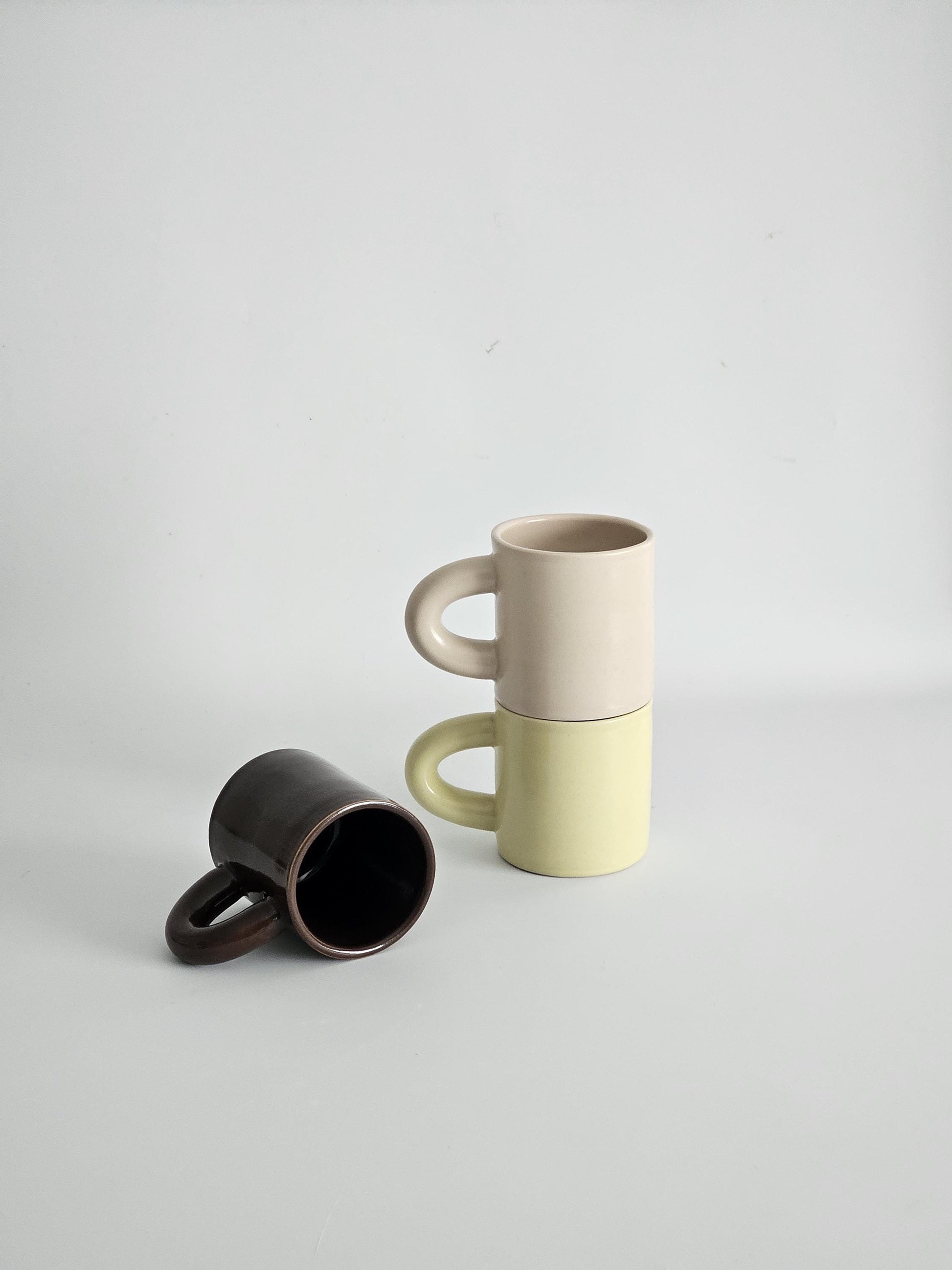 Chunky Handmade Ceramic Coffee Mug • Wheel-Thrown Pottery
