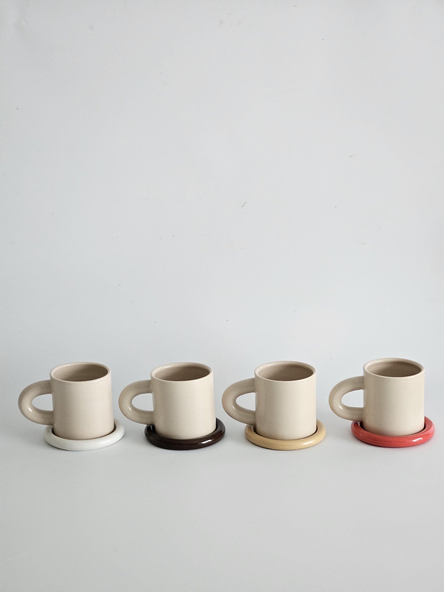 Chunky Handmade Ceramic Coffee Mug • Wheel-Thrown Pottery