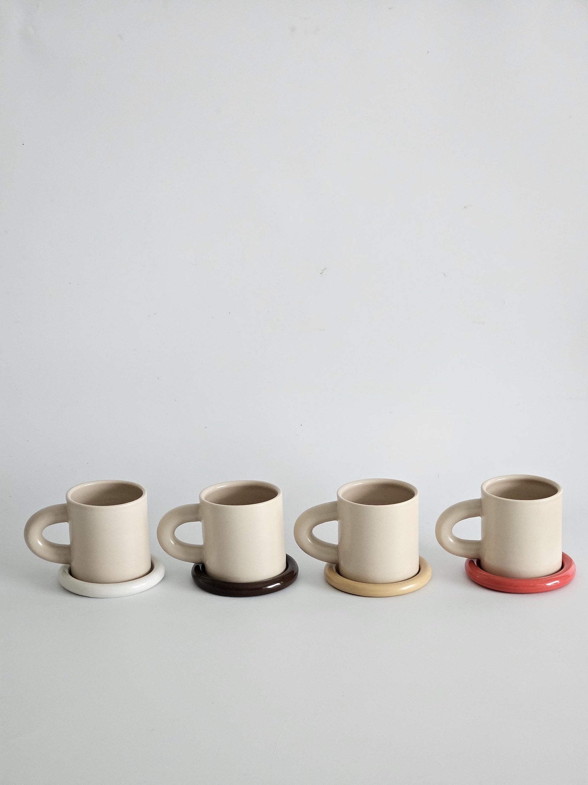 Chunky Handmade Ceramic Coffee Mug • Wheel-Thrown Pottery