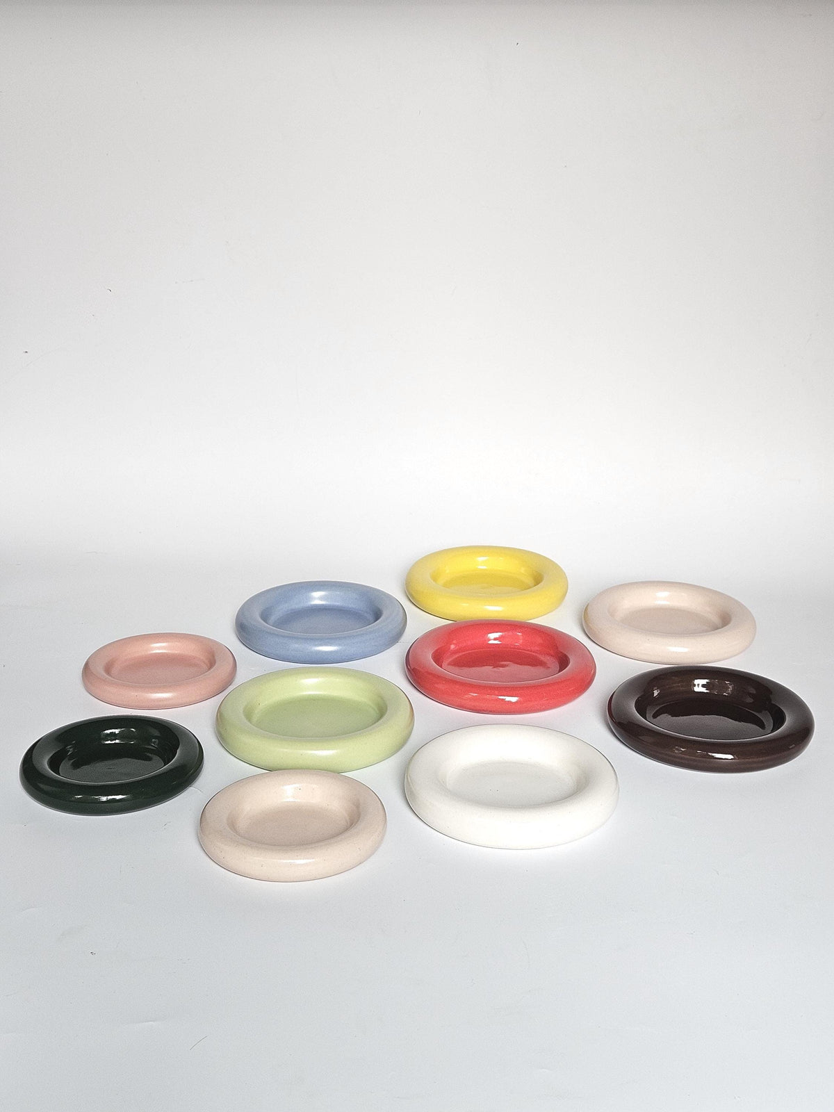Donut Dish (Made to Order) • Handmade Colorful Ceramic • Bubble Plate