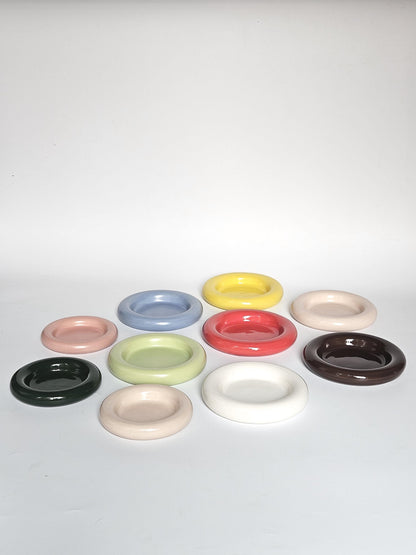 Donut Dish (Made to Order) • Handmade Colorful Ceramic • Bubble Plate