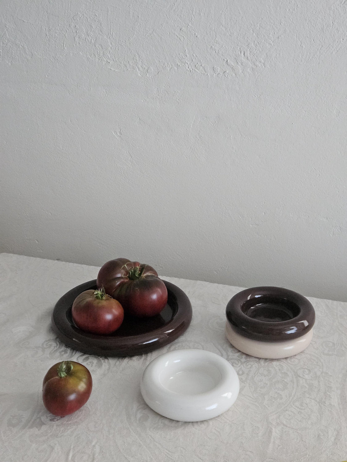 Handmade Ceramic Donut Bowl: Bubble Dish, Ring & Jewelry Holder