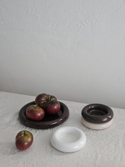 Handmade Ceramic Donut Bowl: Bubble Dish, Ring & Jewelry Holder