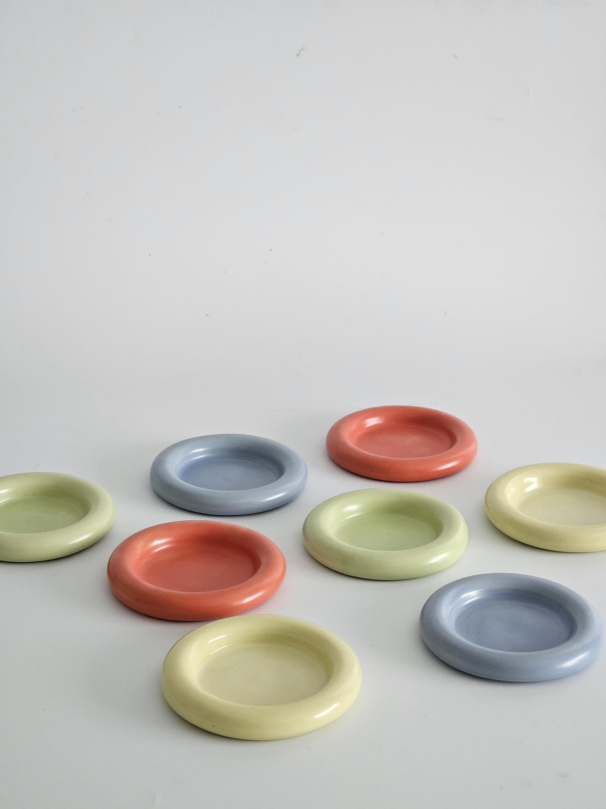 Donut Dish (Made to Order) • Handmade Colorful Ceramic • Bubble Plate