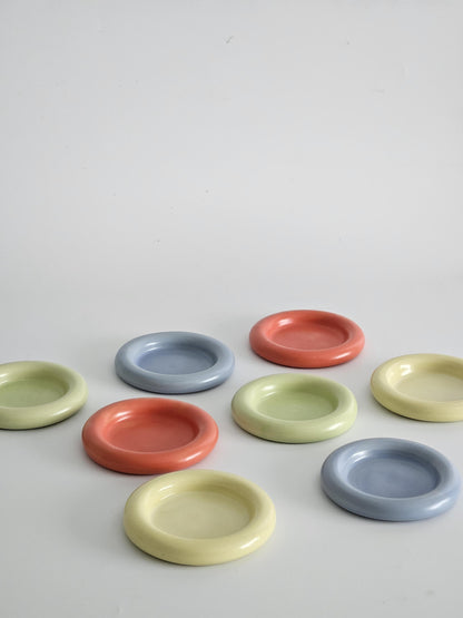 Donut Dish (Made to Order) • Handmade Colorful Ceramic • Bubble Plate