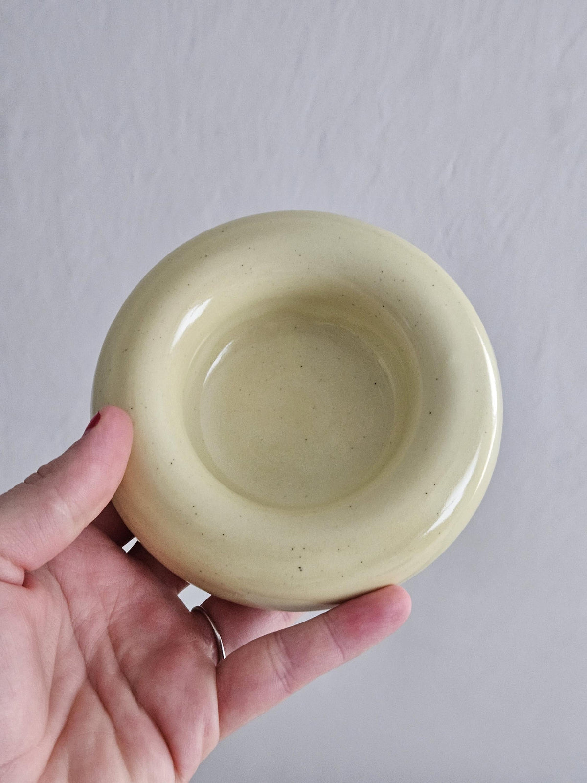Handmade Ceramic Donut Bowl: Bubble Dish, Ring & Jewelry Holder