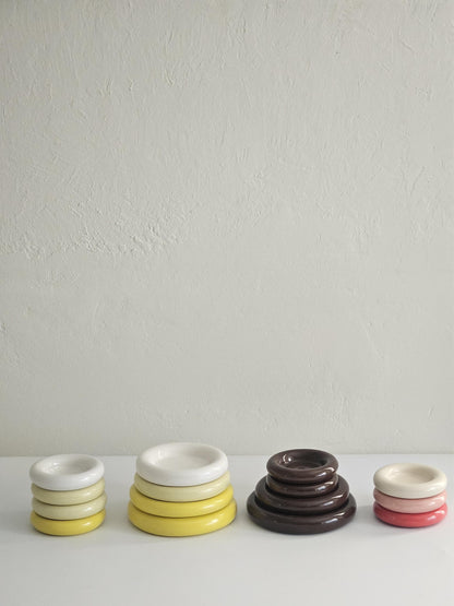 Donut Dish (Made to Order) • Handmade Colorful Ceramic • Bubble Plate