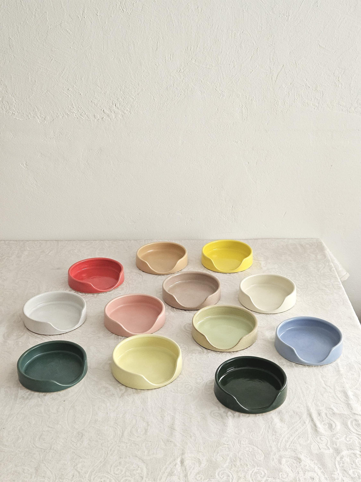 Handmade Ceramic Spoon Rest • Wheel Thrown Pottery, Minimal Kitchen Decor