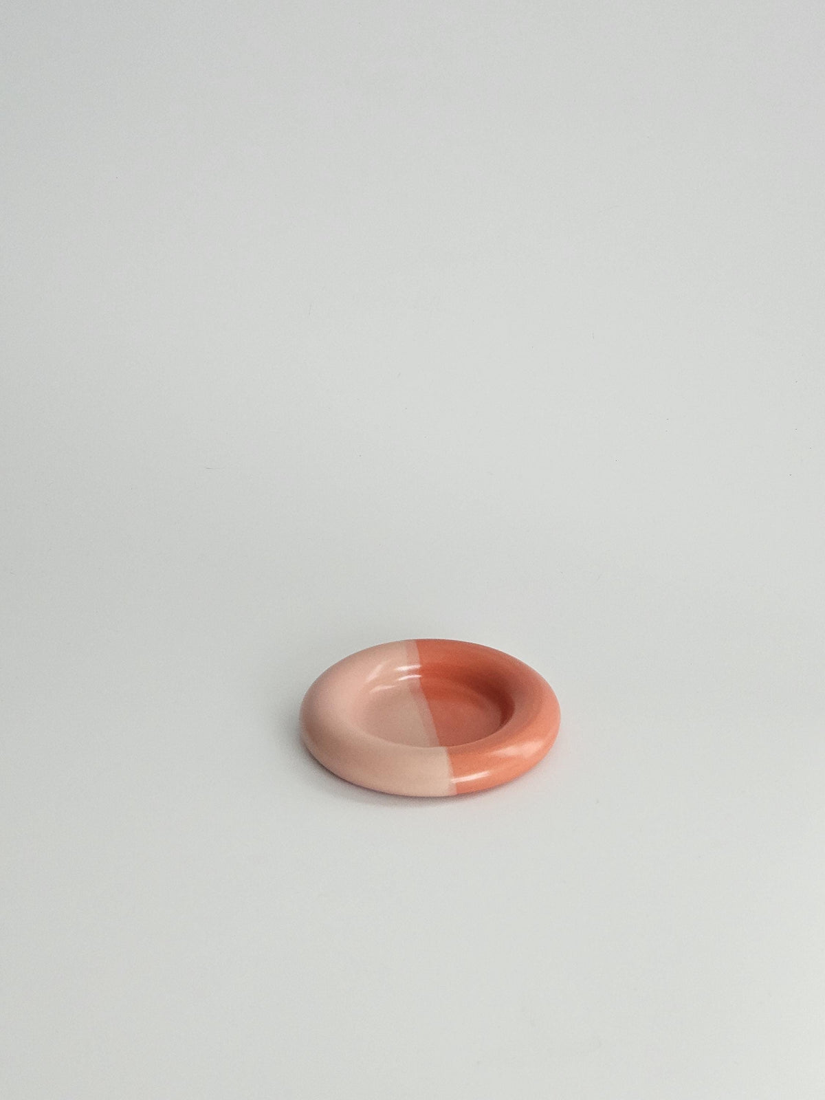Handmade Ceramic Donut Dish: Chunky Bubble Plate, Ring & Jewelry Holder