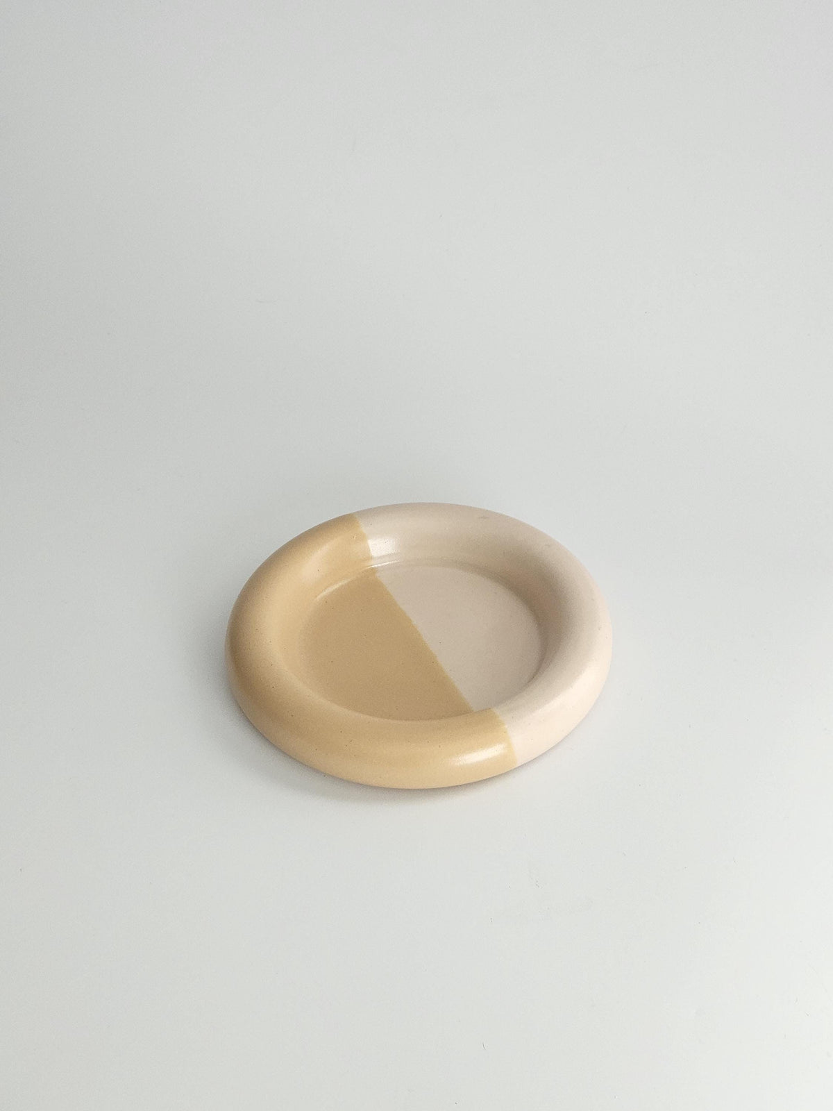 Handmade Ceramic Donut Dish: Chunky Bubble Plate, Ring & Jewelry Holder