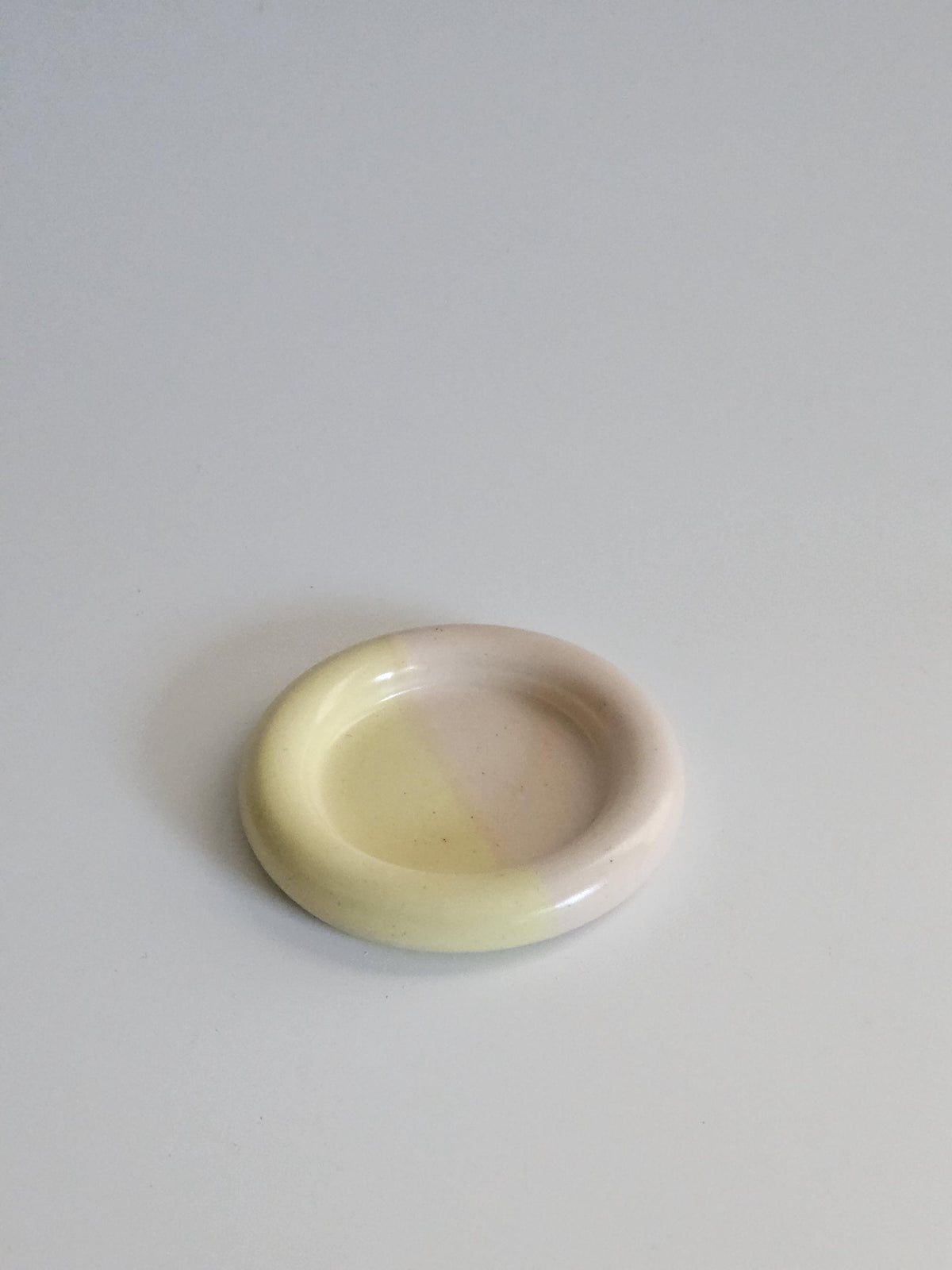 Handmade Ceramic Donut Dish: Chunky Bubble Plate, Ring & Jewelry Holder