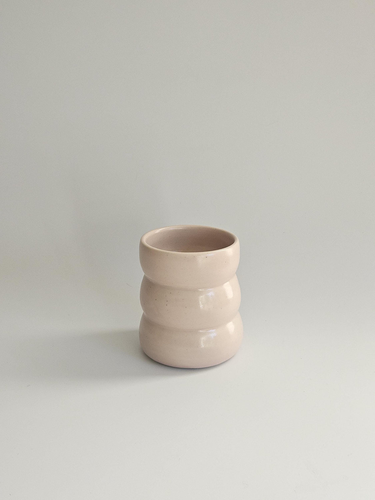 Tall Wiggly Tumbler in Espresso (Ready to Ship) • Chocolate Brown Handmade Colorful Ceramic • 20 Ounce Wobble Cup • Bubble Cup