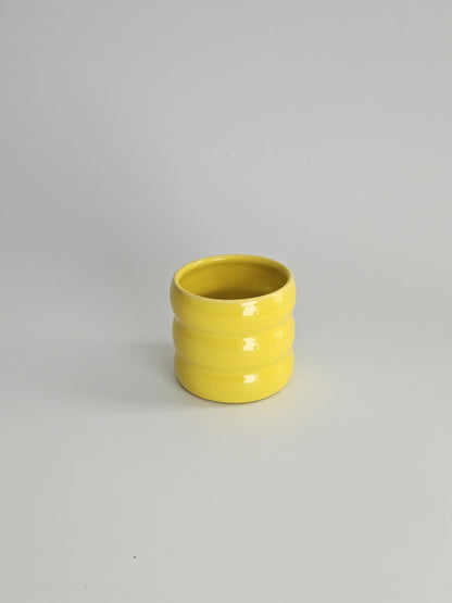 Tall Wiggly Tumbler in Espresso (Ready to Ship) • Chocolate Brown Handmade Colorful Ceramic • 20 Ounce Wobble Cup • Bubble Cup
