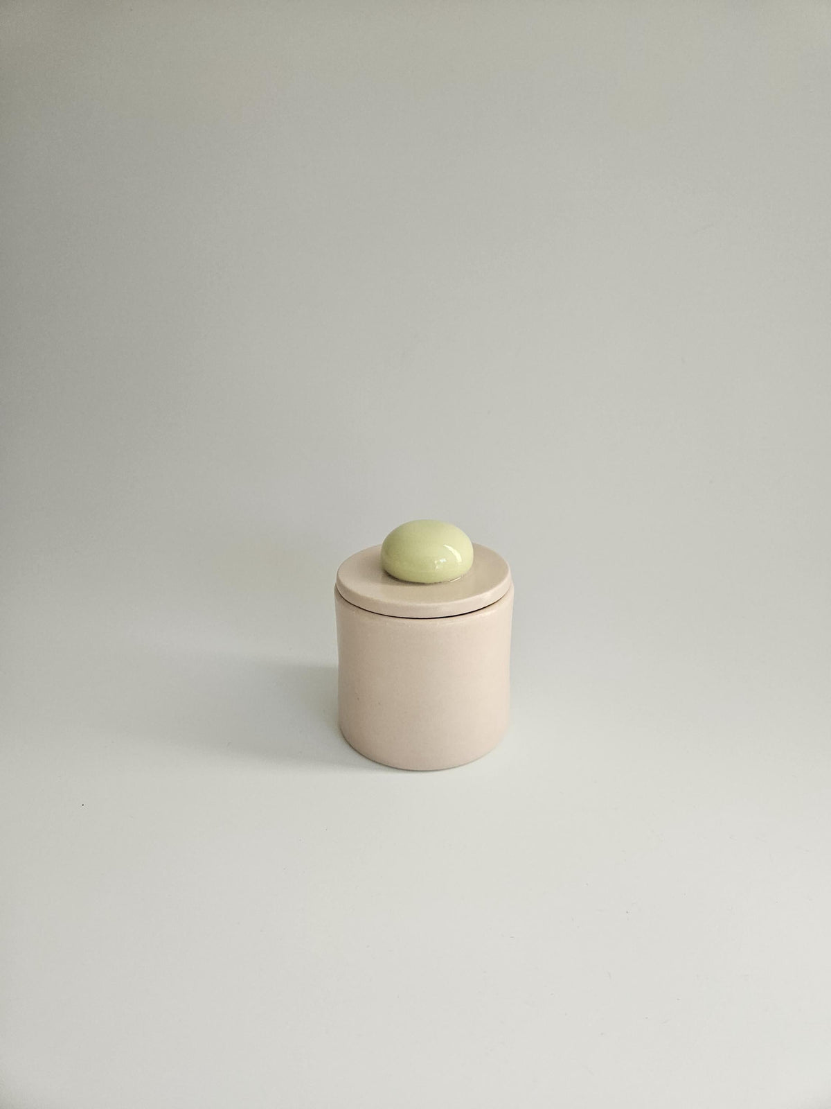 Baby Jar • Colorful Ceramic Bitty Jar • Handmade Color Block Pottery