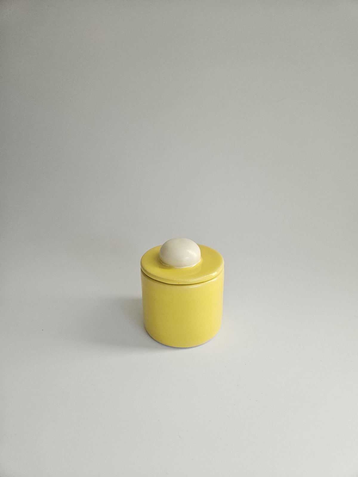 Baby Jar • Colorful Ceramic Bitty Jar • Handmade Color Block Pottery
