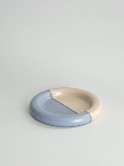Handmade Ceramic Donut Dish: Chunky Bubble Plate, Ring & Jewelry Holder