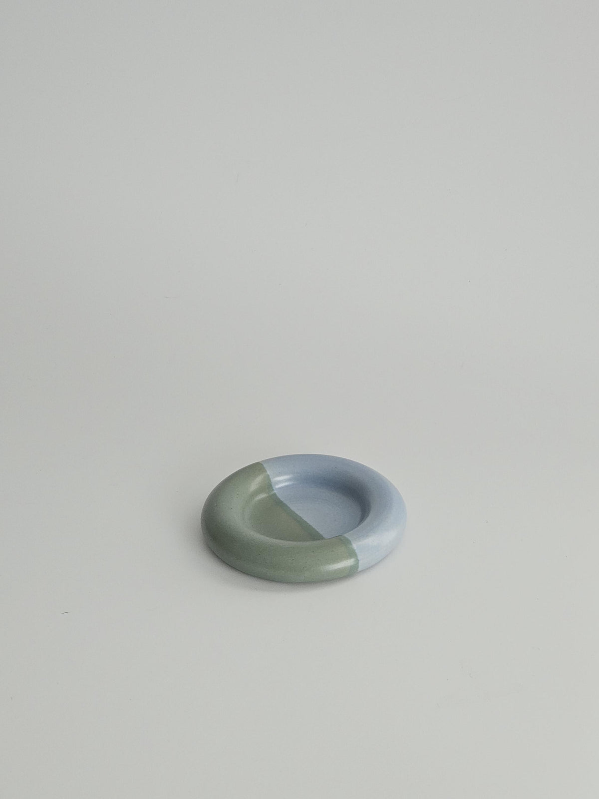 Handmade Ceramic Donut Dish: Chunky Bubble Plate, Ring & Jewelry Holder