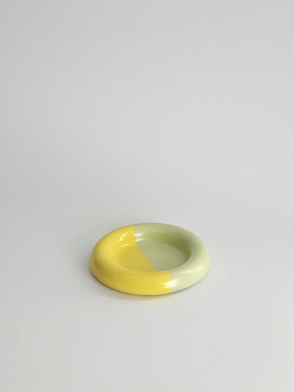 Handmade Ceramic Donut Dish: Chunky Bubble Plate, Ring & Jewelry Holder