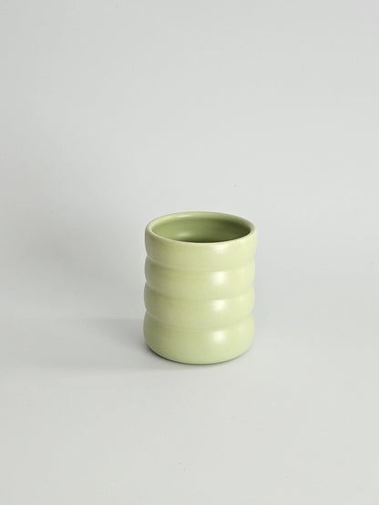 Tall Wiggly Tumbler in Espresso (Ready to Ship) • Chocolate Brown Handmade Colorful Ceramic • 20 Ounce Wobble Cup • Bubble Cup