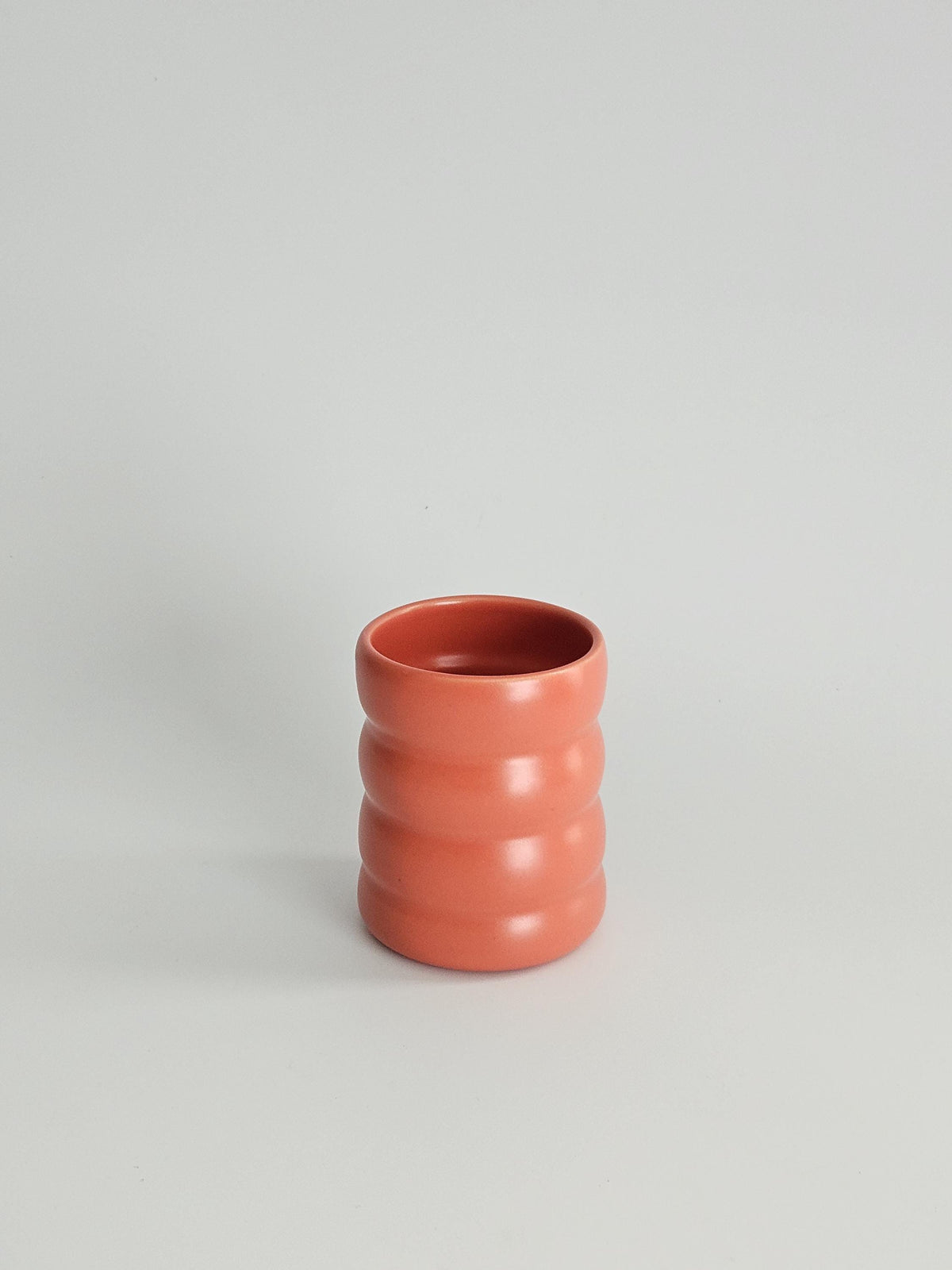 Tall Wiggly Tumbler in Espresso (Ready to Ship) • Chocolate Brown Handmade Colorful Ceramic • 20 Ounce Wobble Cup • Bubble Cup